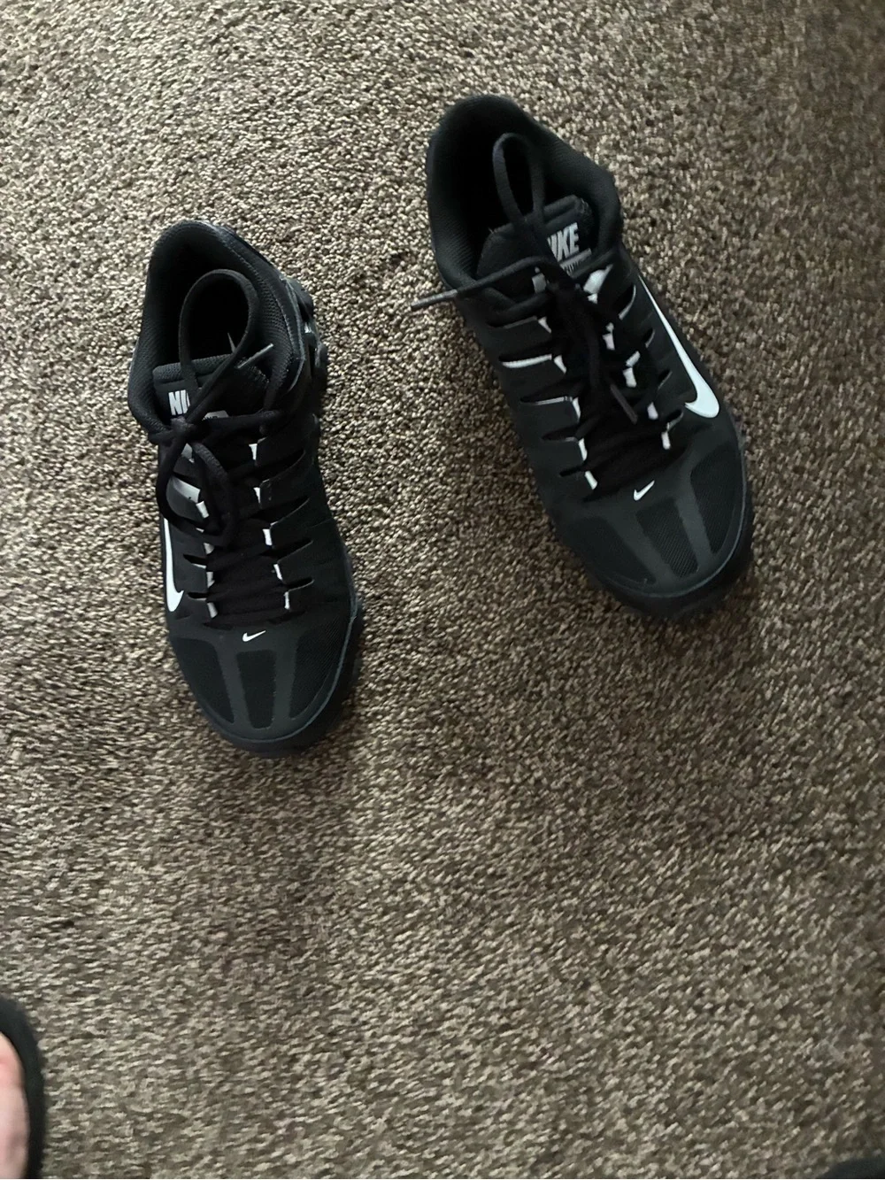 Nike Women’s Black and Silver Reax Athletic Shoes